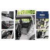 Protector para asiento de coche 135 x 145 cm negro poliester