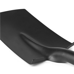 Pala plana para jardin. mango de madera y acero de carbono 114cm grown