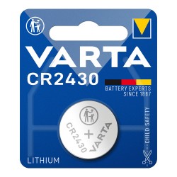 Micro pila de boton lithium cr2430 3v (blister 1 unid.) ø24,5x3mm