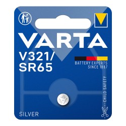 Micro pila de boton silver sr65 - v321 1,55v (blister 1 unid.) ø6,8x1,65mm