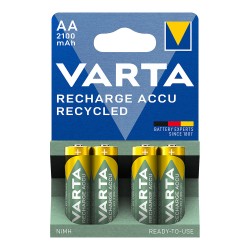 Pila recargable accu aa - hr6 2100 ma recycled(blister 4 uds) ø14,5 x 50,5 mm