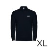 *merchandising* polo negro manga larga talla-xl 65% poliéster 35%algodon edm