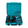 Kit taladro percutor/atornillador 20 v con 2 baterias 2.0a y cargador 22,5 x 20,3 cm pro series