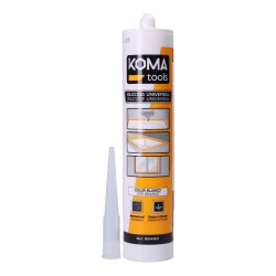 Silicona universal blanca ácida antimoho 280 ml