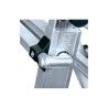Escalera multifunción telescópica de aluminio 4 + 4 peldaños en131