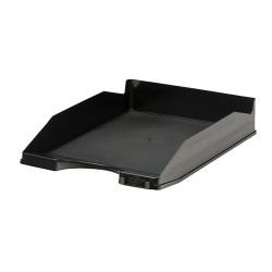 Bandeja sobremesa faibo 93 negro apilable 350 x 250 x 65 mm